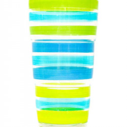GLASS LIGHT GREEN BLUE TURQUOISE LINES
