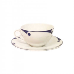 TEA CUPS IONIA WITH  WHITE BLUE PARLIAMENTS