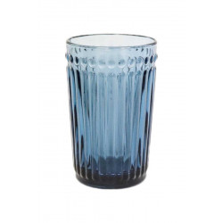 BLUE BUBBLE GLASS