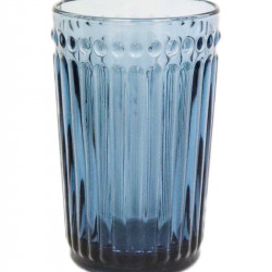 BLUE BUBBLE GLASS