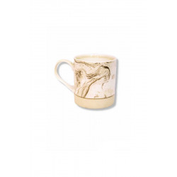 BEIGE MARBLE CUP