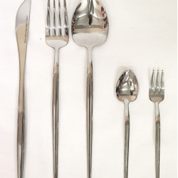 CUTLERY SET OF 30 PIECES SPOON IN SHAPE OF HEART OF STAINLESS STEEL 18/10